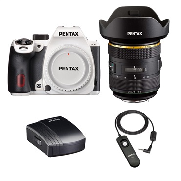 PENTAX KF + DA★11-18mm 天体追尾撮影スターターセット クリスタルホワイト