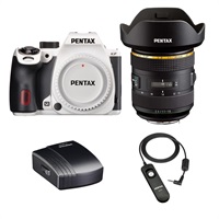 PENTAX KF + DA★11-18mm 天体追尾撮影スターターセット クリスタルホワイト