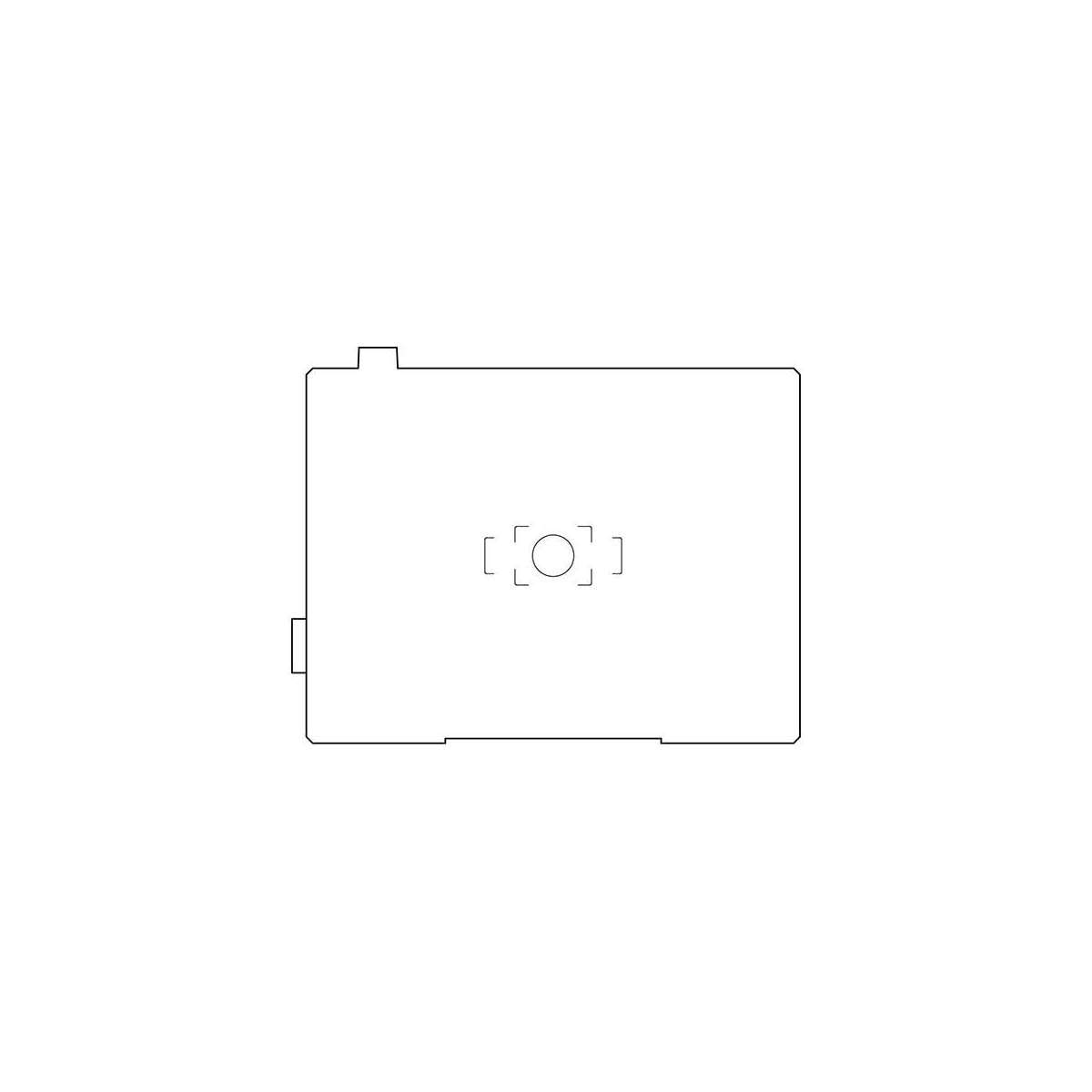 フォーカシングスクリーン DF-80（標準AFフレームマット)