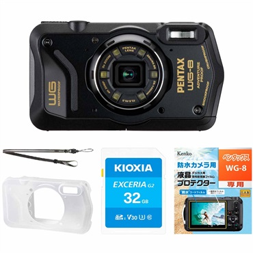 PENTAX WG-8 ブラック＋アクセサリー4点セット
