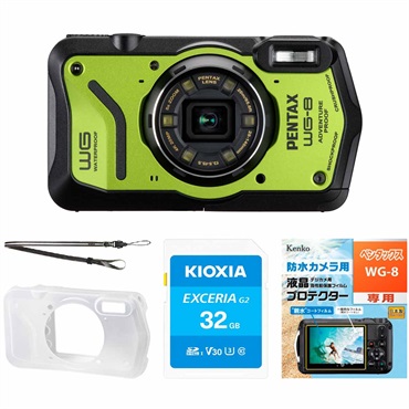 PENTAX WG-8 グリーン[直販限定]＋アクセサリー4点セット