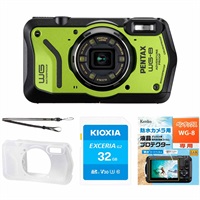 PENTAX WG-8 グリーン[直販限定]＋アクセサリー4点セット