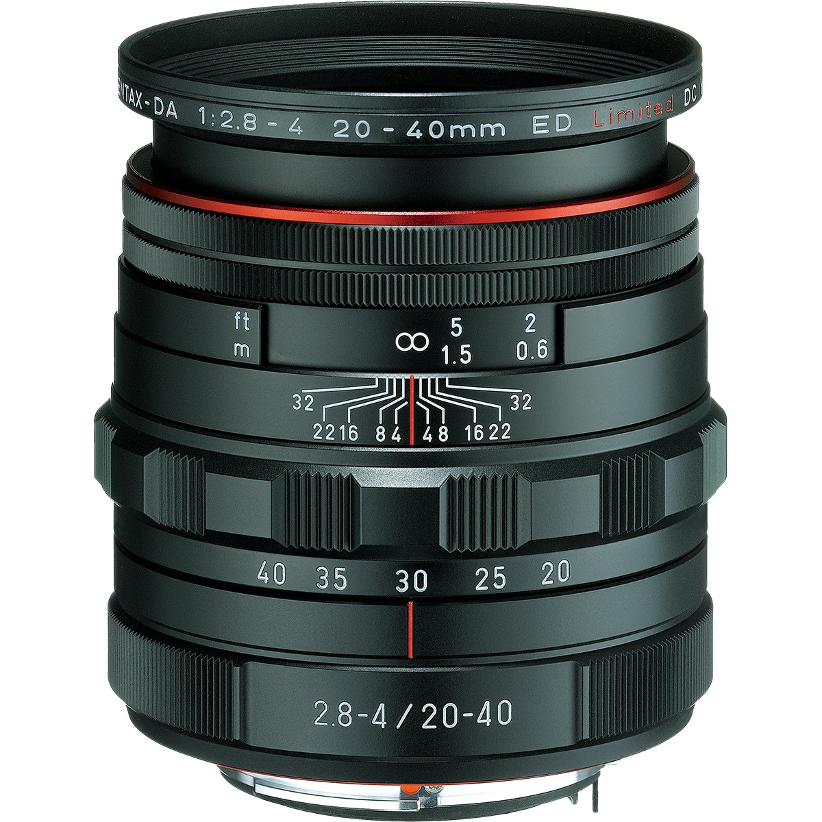 HD PENTAX-DA 20-40mmF2.8-4ED Limited DC WR ブラック(長期安心サービスワイドSOMPO5年)