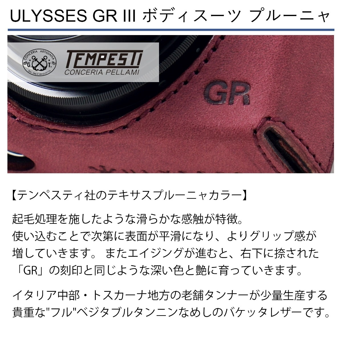 ULYSSES(ユリシーズ) GR III ボディースーツ プルーニャ